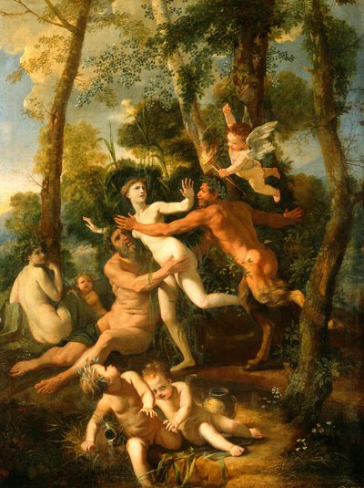 Pan und Syrinx de Nicolas Poussin