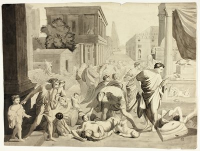 Plaga de Asdod de Nicolas Poussin