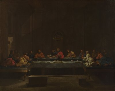 Los siete sacramentos: Eucaristía, ca 1637-1640 de Nicolas Poussin