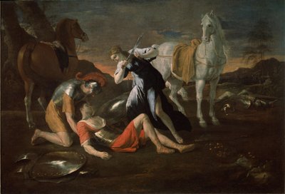 Tancredo y Erminia, 1631 de Nicolas Poussin