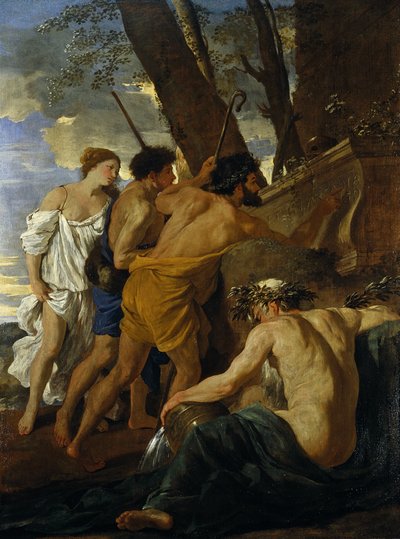 Los pastores arcadios de Nicolas Poussin