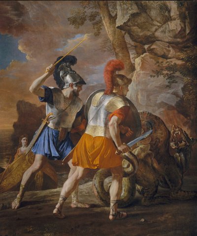 Los compañeros de Rinaldo, c.1633 de Nicolas Poussin