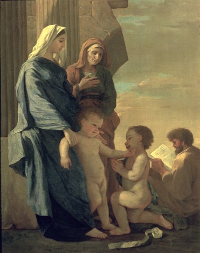 La Sagrada Familia de Nicolas Poussin