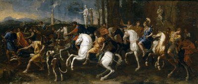 La caza de Meleagro, 1634-9 de Nicolas Poussin
