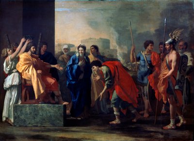 La magnanimidad de Escipión Africano, 1640 de Nicolas Poussin