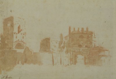 Vista de Roma de Nicolas Poussin