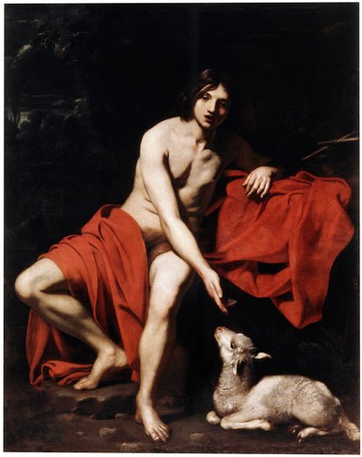 San Juan Bautista en el Desierto, c1615-c1620 de Nicolas Regnier