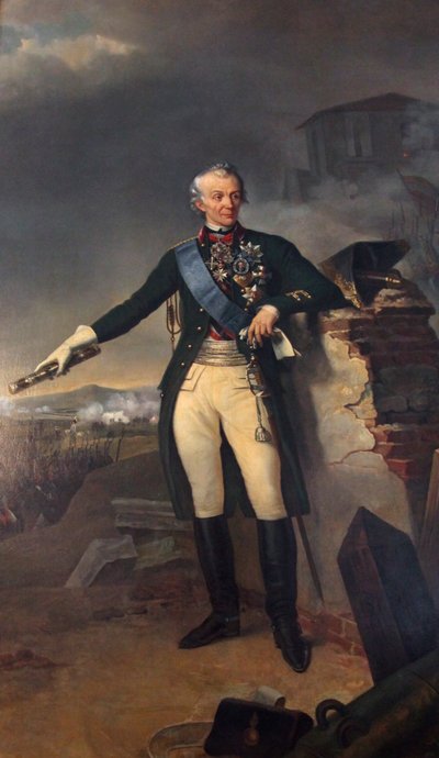Alexander Suvorov, general ruso, 1833 de Nicolas Sebastien Froste