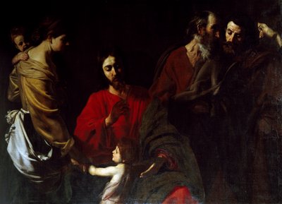 Cristo entre los niños de Nicolas Tournier