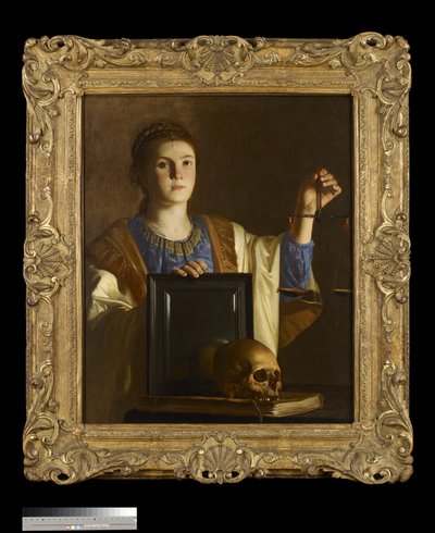 La Verdad presentando un espejo a las vanidades del mundo, c.1630 de Nicolas Tournier