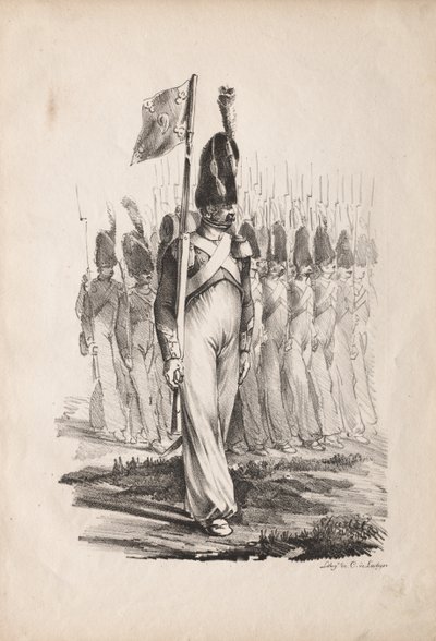Vestuario Militar: Mosquetones Sargent, Guía General de Nicolas Toussaint Charlet