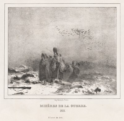 Alfabeto moral y filosófico para uso de niños pequeños y grandes: miserias de la guerra (1812) de Nicolas Toussaint Charlet