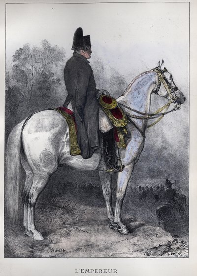 Napoleón con abrigo de Nicolas Toussaint Charlet
