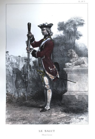 Oficial de la Guardia Suiza de Nicolas Toussaint Charlet