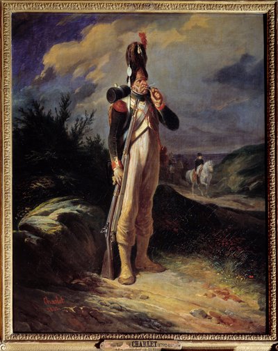 Retrato de un granadero de la guardia de Nicolas Toussaint Charlet