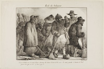 Escuela para barrenderos de Nicolas Toussaint Charlet