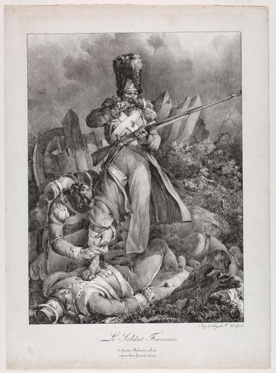 El Soldado Francés Le Soldat français, 1818 de Nicolas Toussaint Charlet