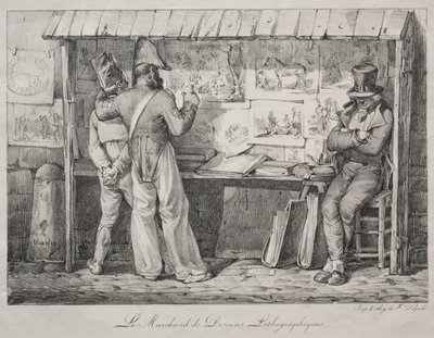 El comerciante de litografías de Nicolas Toussaint Charlet