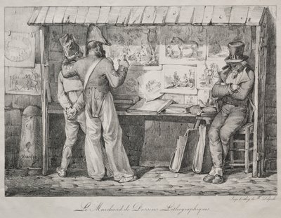 El Comerciante de Litografías de Nicolas Toussaint Charlet