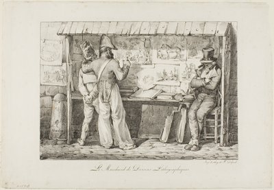 El vendedor de litografías de Nicolas Toussaint Charlet