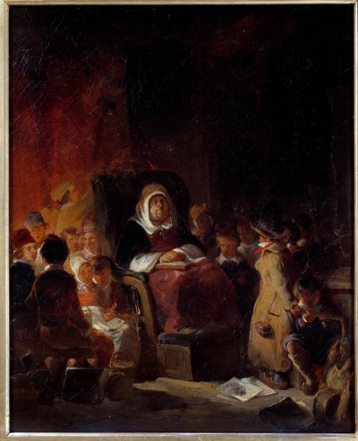 El maestro de escuela de Nicolas Toussaint Charlet