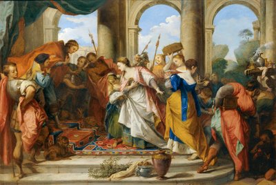 Salomón y la reina de Saba ... de Nicolas Vleughels