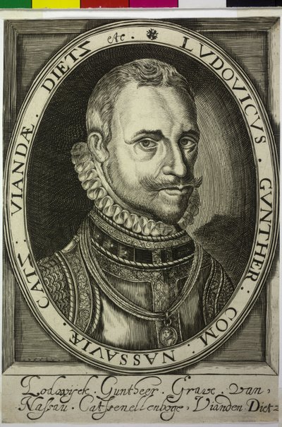 Conde de Nassau-Dillenburg Lewis Guenther de Nicolas de Clerck