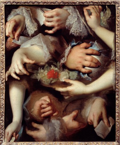 Estudios de manos. Pintura de Nicolas De Largilliere (1656-1746) de Nicolas de Largillière