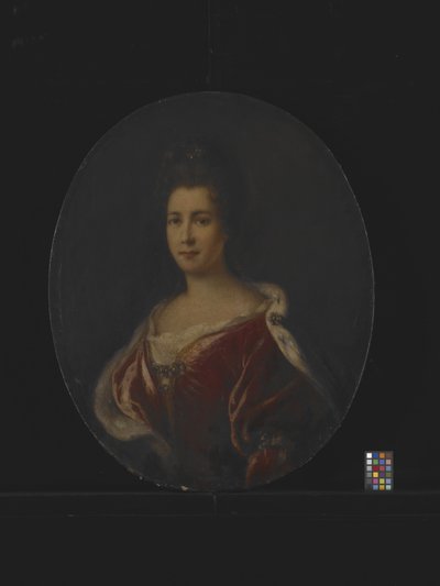 Retrato de una dama (óleo sobre lienzo) de Nicolas de Largillière