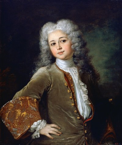 Retrato de un joven con peluca - Retrato de un joven con peluca - Pintura de Nicolas de Largilliere (1656-1746) - um 1700 - Óleo sobre lienzo - 72,5x61 - Museu Nacional d