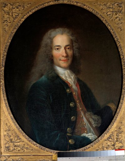 Retrato de Francois Marie Arouet llamado Voltaire (1694-1778) a la edad de 24 años de Nicolas de Largillière