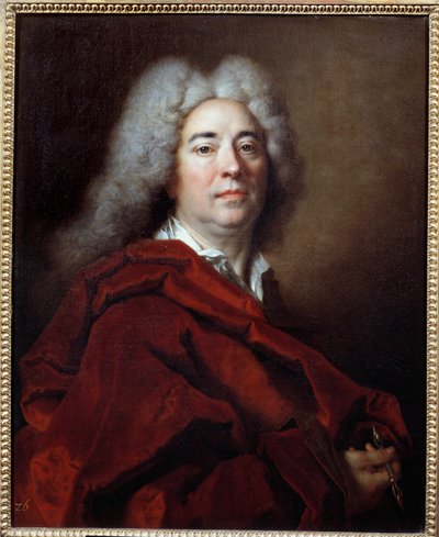 Autorretrato. Pintura de Nicolas De Largilliere (1656-1746) de Nicolas de Largillière