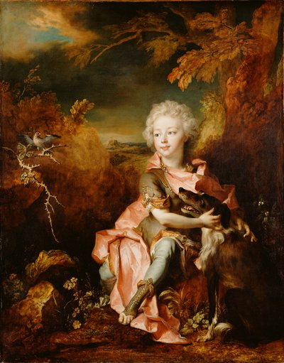 Retrato de un niño disfrazado de Nicolas de Largillierre