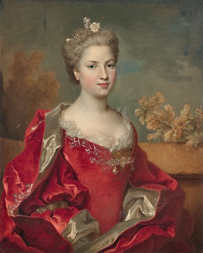 Retrato de Louise de Rohan, duquesa de Montbazon, 1704-1780, 1725-1730 de Nicolas de Largillière