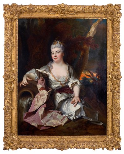 Retrato de María Luisa Isabel de Orleans duquesa de Berry (1695-1719) de Nicolas de Largillière