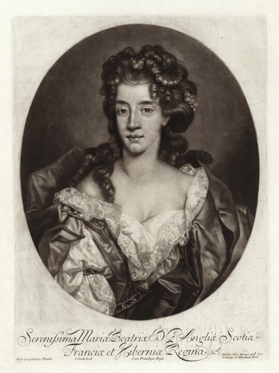 Retrato de María de Módena de Nicolas de Largillière