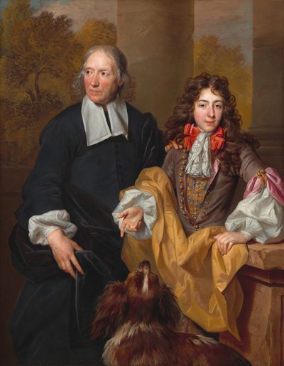 Retrato de un joven y su tutor de Nicolas de Largillière