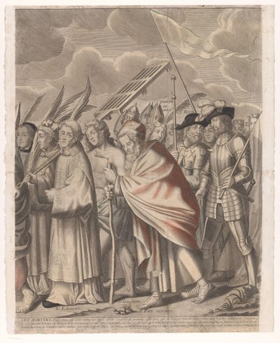 Procesión Triunfal de Cristo con Figuras del Antiguo y Nuevo Testamento El triunfo de Jesucristo (título sobre objeto) de Nicolas de Larmessin (I)