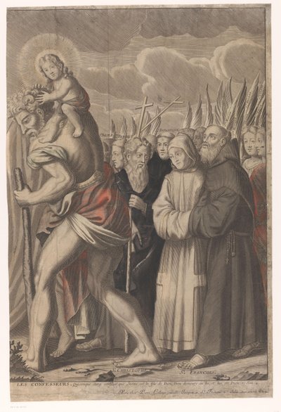 Procesión Triunfal de Cristo con Figuras del Antiguo y Nuevo Testamento El triunfo de Jesucristo (título sobre objeto) de Nicolas de Larmessin (I)