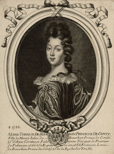 María Teresa de Borbón, Princesa de Conti de Nicolas de Larmessin