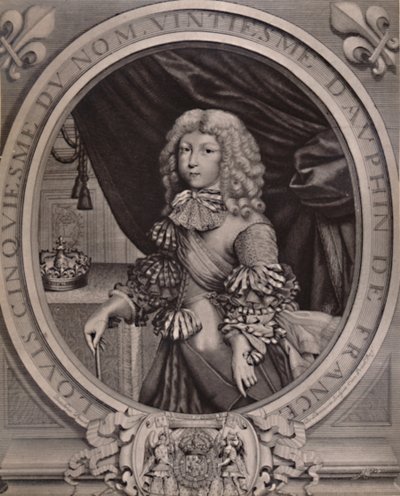 Luis de Francia, Gran Delfín, de niño siglo XVII de Nicolas de Larmessin II