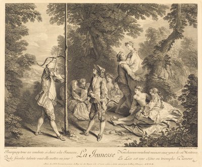 La Juventud de Nicolas de Larmessin IV after Nicolas Lancret