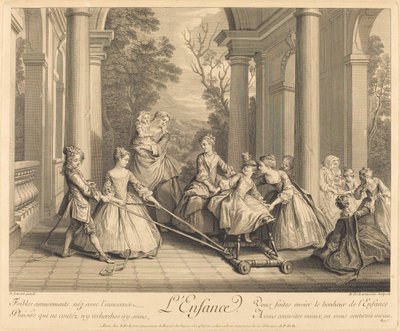 La infancia de Nicolas de Larmessin IV after Nicolas Lancret