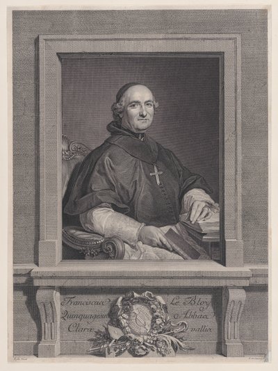 Retrato de François Le Bloy, 1760-92 de Nicolas de Launay