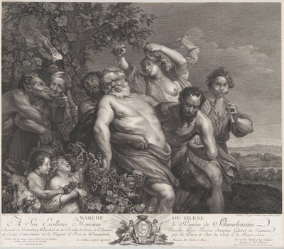 El triunfo de Sileno de Nicolas de Launay