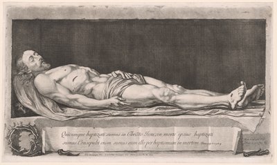 El Cristo muerto que yace en el sepulcro de Nicolas de Plattemontagne