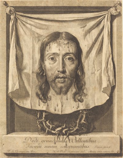 El velo de Santa Verónica de Nicolas de Plattemontagne after Philippe