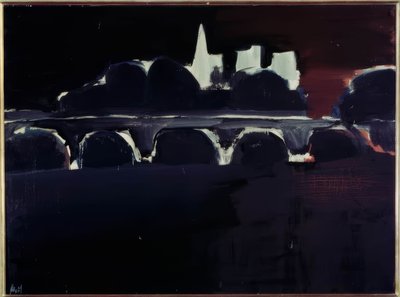 Vista de París por la noche de Nicolas de Staël