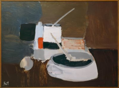 Naturaleza muerta con pinceles de Nicolas de Staël