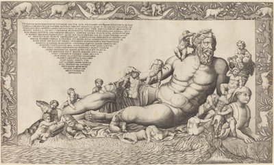El dios del río Nilo de Nicolaus Beatrizet